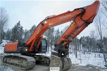 Hitachi ZX350LC 5B EXCAVATOR WITH DIGGING SYSTEM, SEE VIDE