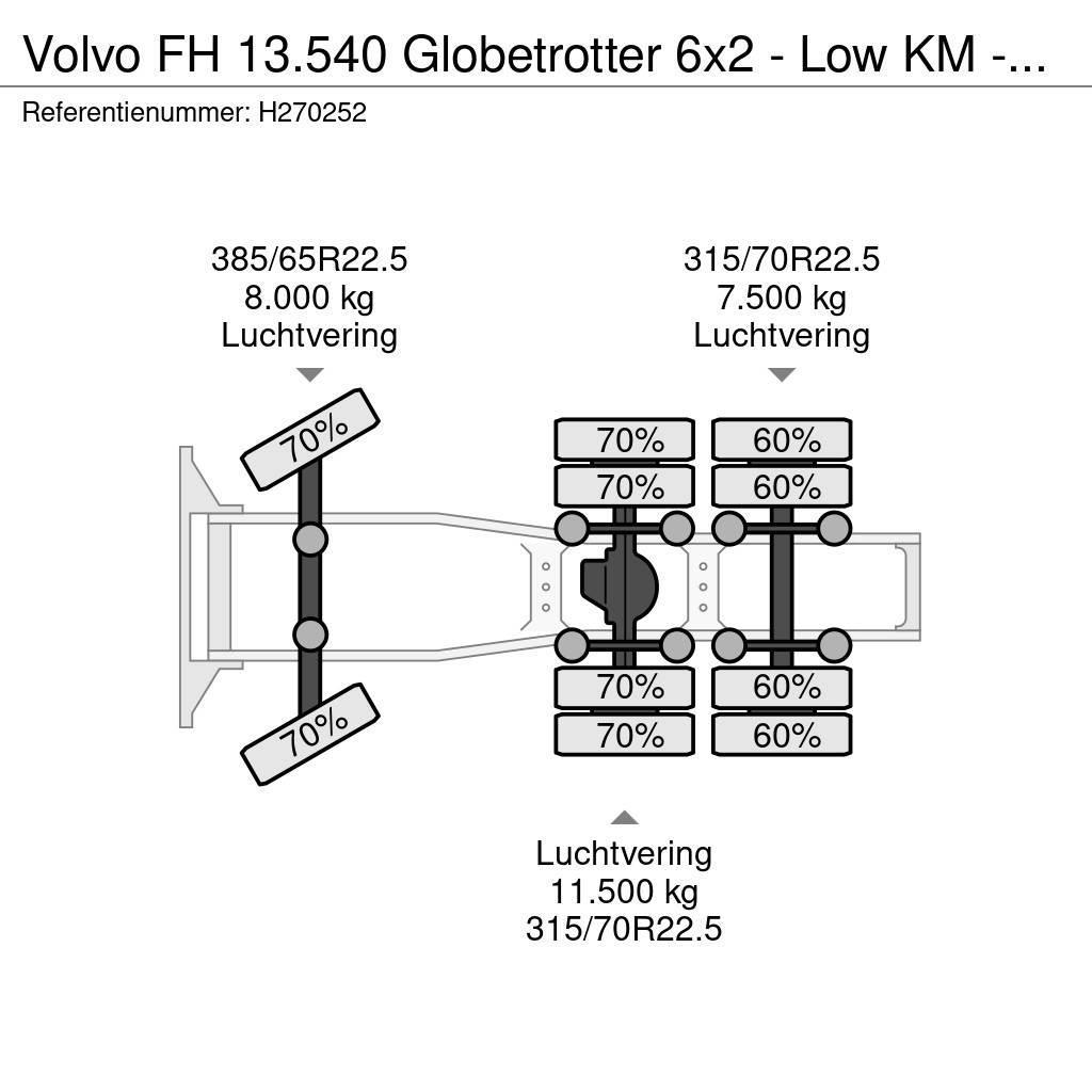 Volvo FH 13.540 Globetrotter 6x2 - Low KM - Retarder - L Тягачі