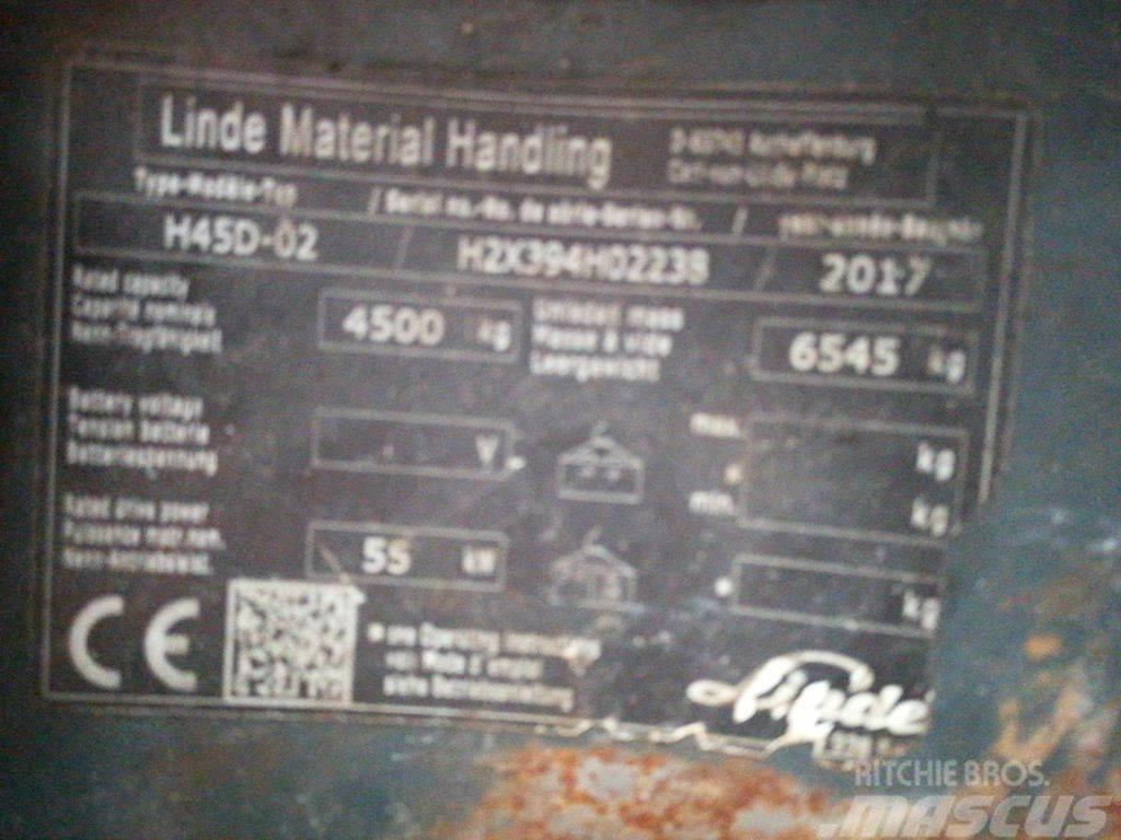 Linde H45D-02 Дизельні навантажувачі