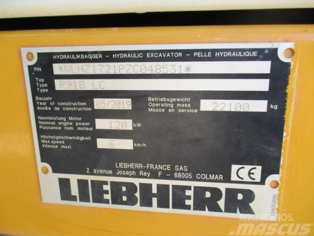 Liebherr R 918 Litronic Гусеничні екскаватори