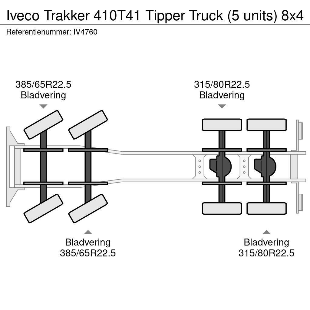 Iveco Trakker 410T41 Tipper Truck (5 units) Самоскиди