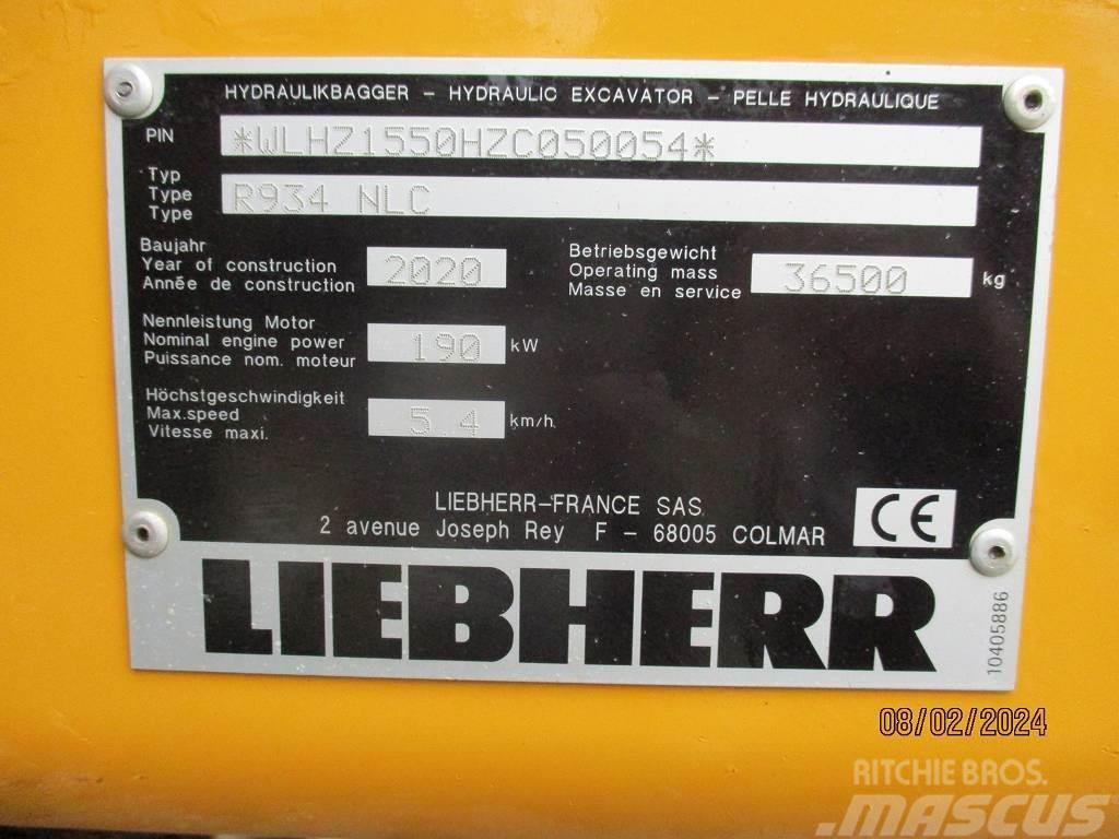 Liebherr R 934 Litronic Гусеничні екскаватори