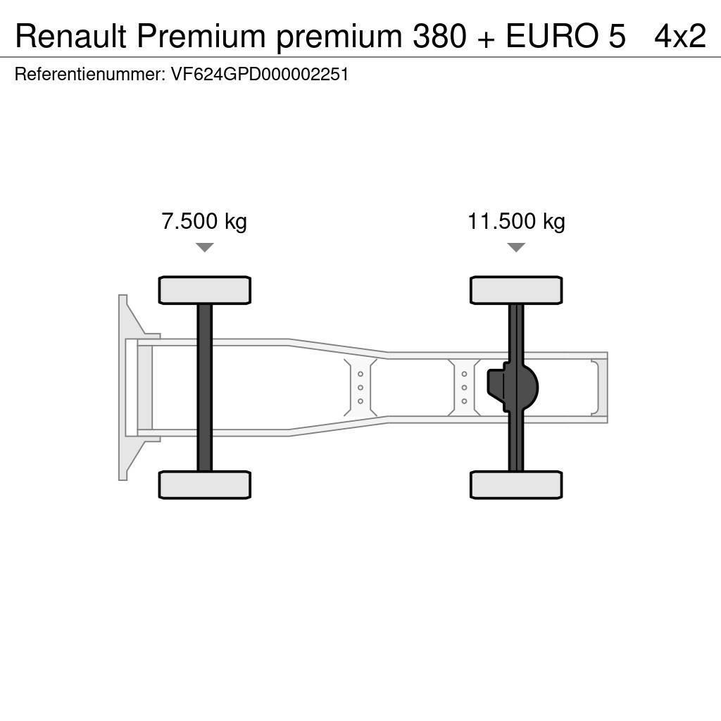 Renault Premium premium 380 + EURO 5 Тягачі