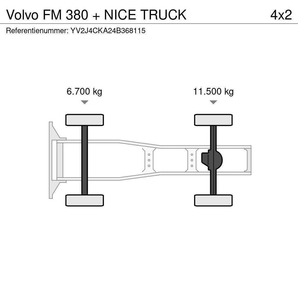 Volvo FM 380 + NICE TRUCK Тягачі