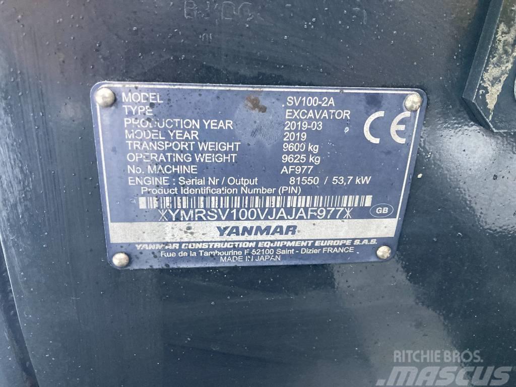 Yanmar SV 100-2A Середні екскаватори 7т. - 12т.