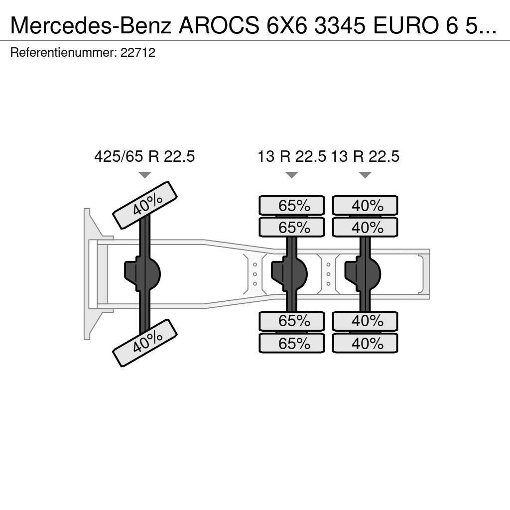 Mercedes-Benz AROCS 6X6 3345 EURO 6 535.400KM Тягачі