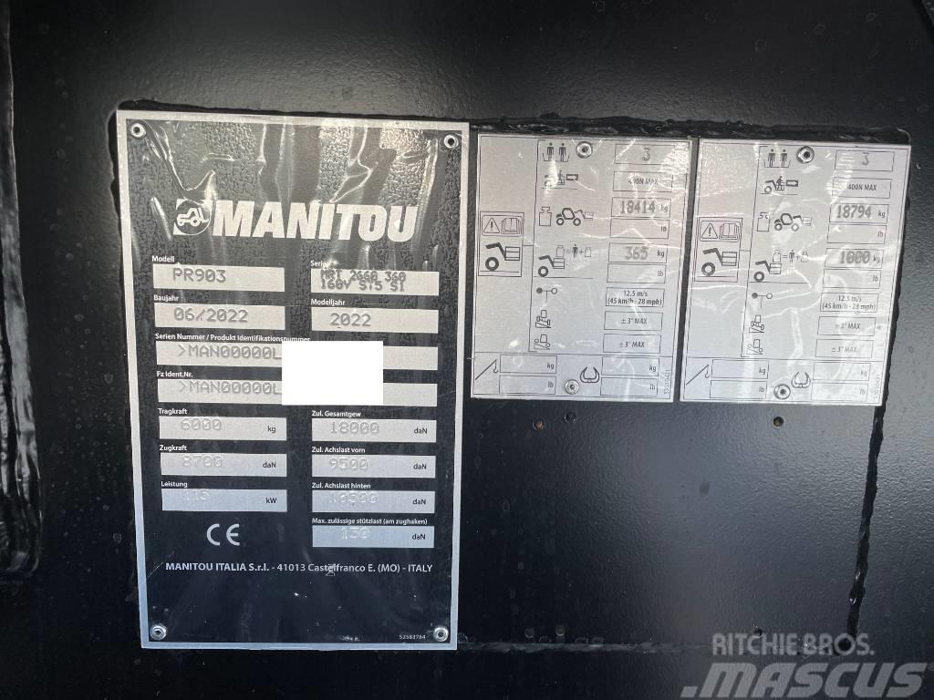 Manitou MRT 2660, 26M, 6 TONS, rotating telehandler Telescopic handlers