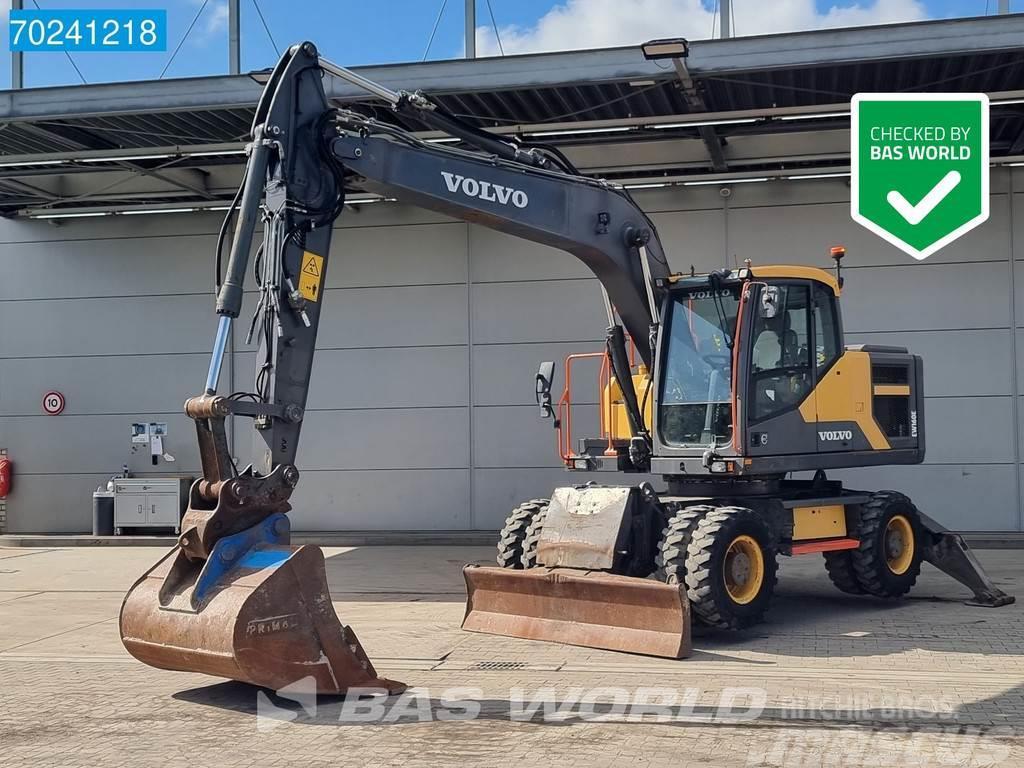 Volvo EW160 E OUTRIGGERS AND BLADE - LOW HOURS Wheeled excavators