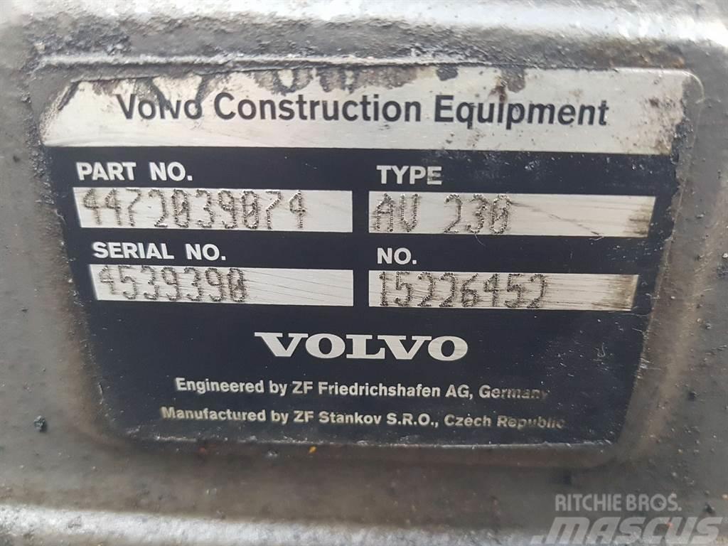 Volvo L30G-VOE15226452-ZF AV-230-Axle/Achse/As Осі