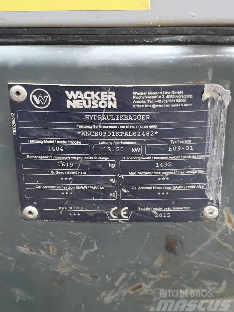 Wacker Neuson 1404 (E09-01) Міні-екскаватори < 7т