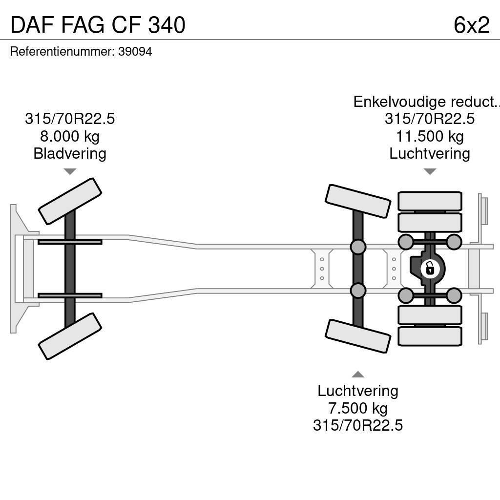 DAF FAG CF 340 Сміттєвози