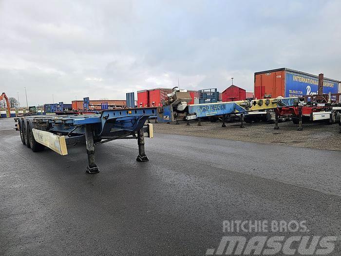 Krone Sd 27 | All connections | Rear slider Containerframe semi-trailers