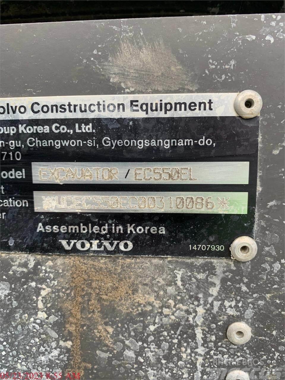 Volvo EC550EL Crawler excavators