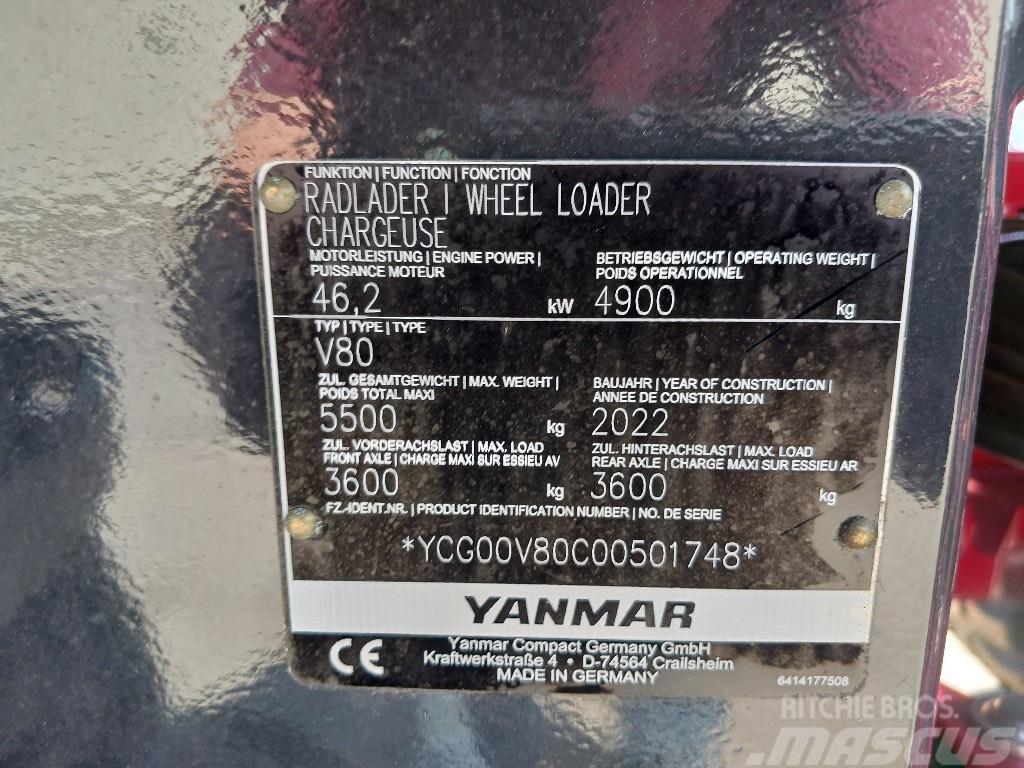 Yanmar V80 Фронтальні навантажувачі
