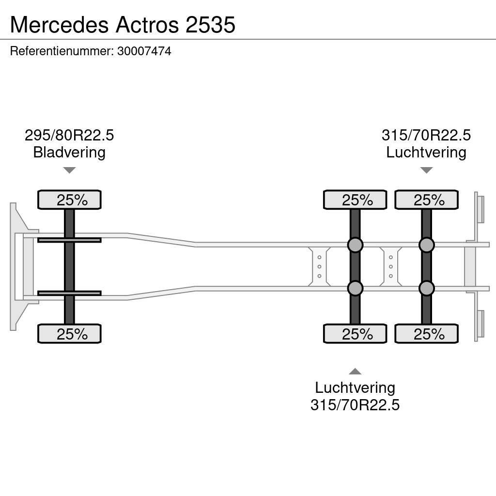 Mercedes-Benz Actros 2535 Шасі з кабіною