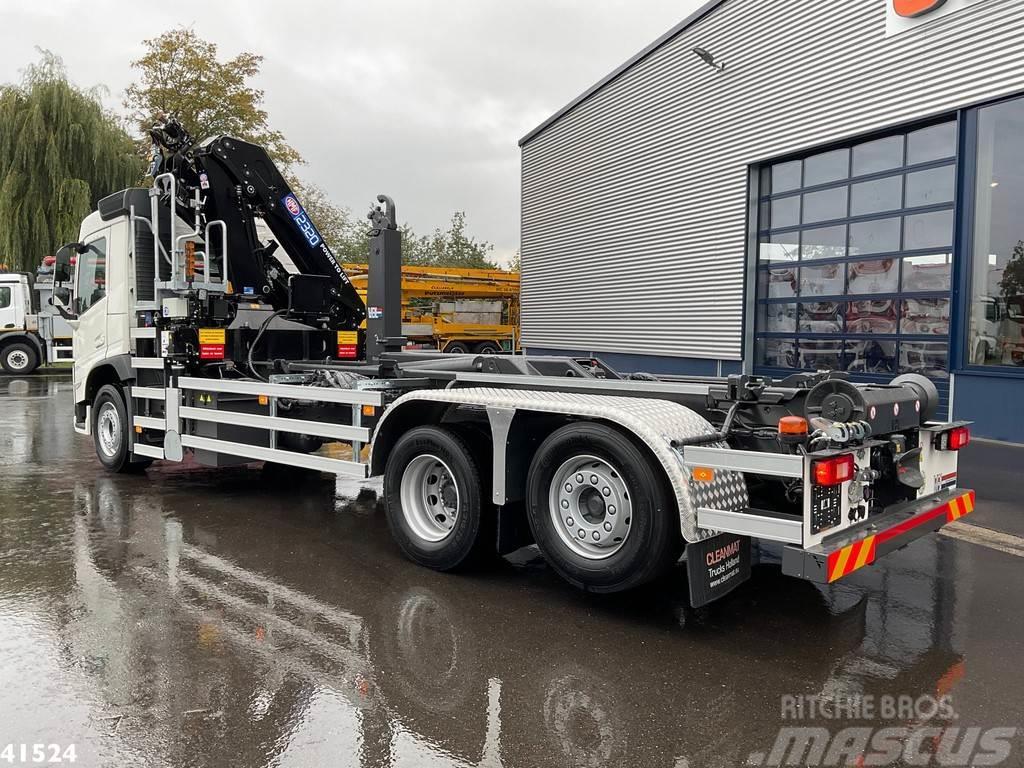 Volvo FM 430 HMF 23 ton/meter laadkraan + Welvaarts Weig Вантажівки з гаковим підйомом