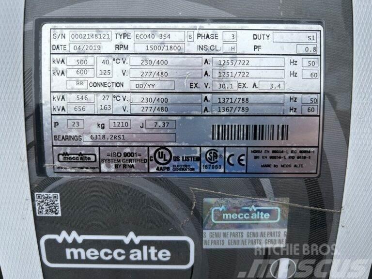 CAT Mecc Alte Eco40 3S4 - Unused - 600 kVa Інші генератори