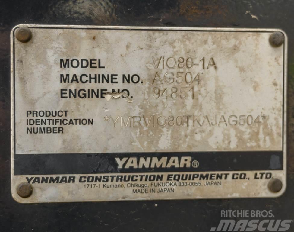 Yanmar VIO80 Міні-екскаватори < 7т