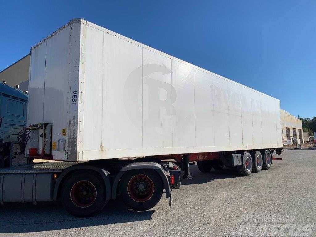 Kel-Berg 3-axle+LIFT Box body semi-trailers