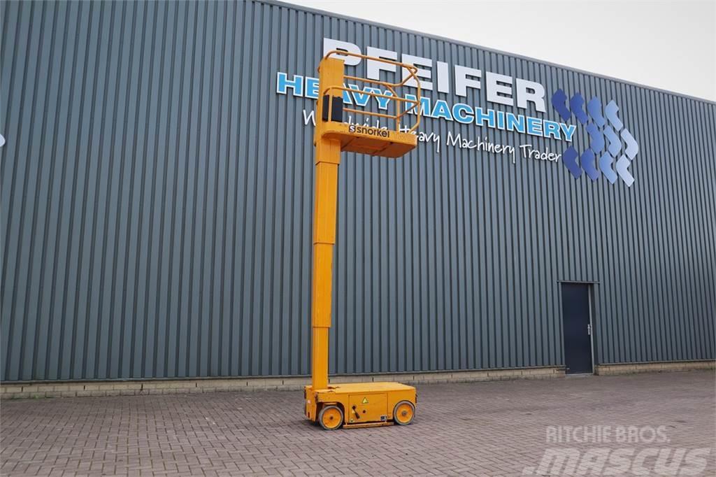Snorkel TM12 Electric, 5.6m Working Height, 227kg Capacity Articulated boom lifts