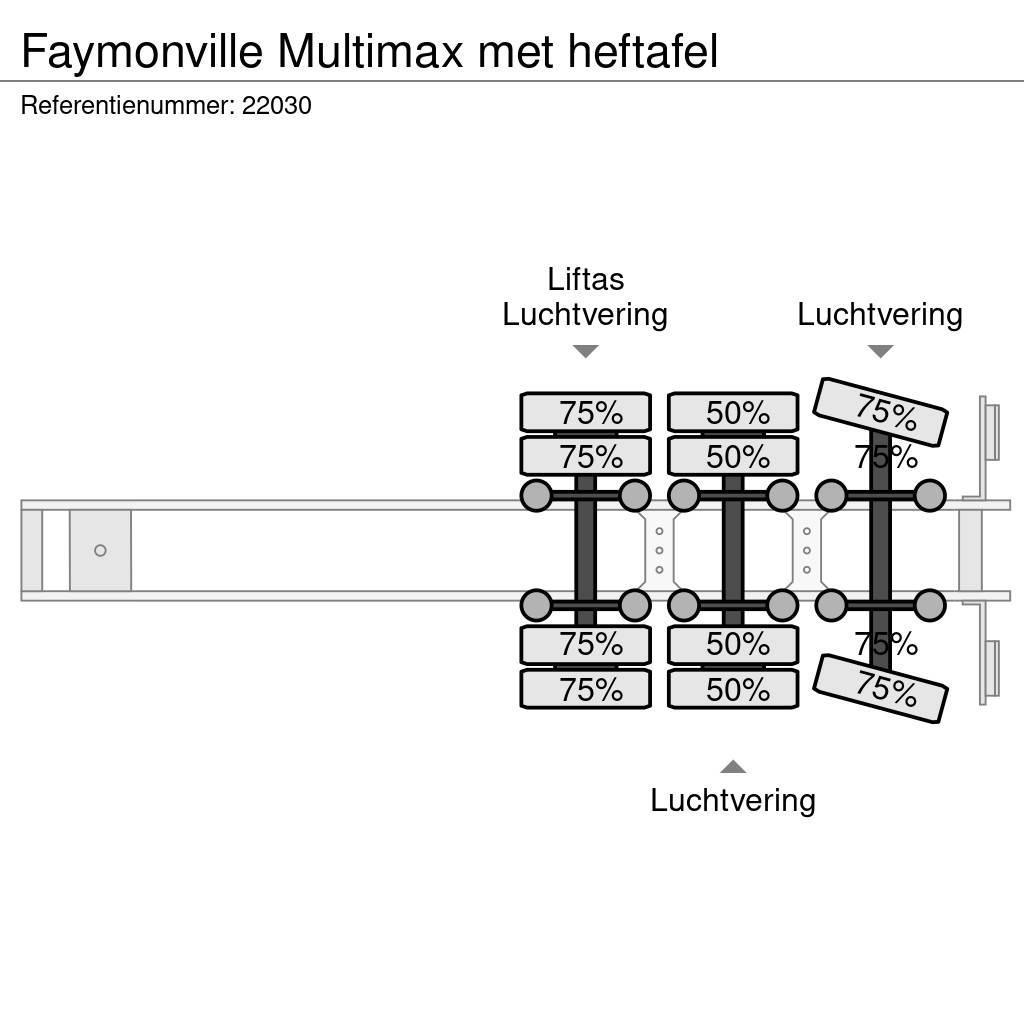 Faymonville Multimax met heftafel Low loader-semi-trailers
