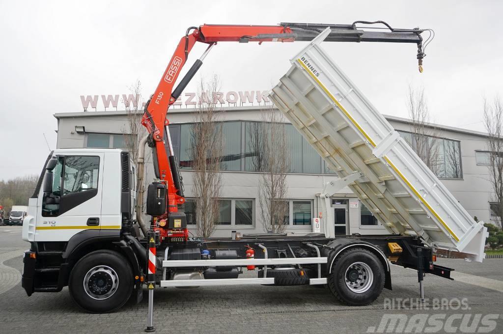 Iveco Stralis 19.310 19t / E5 / HDS Fassi F130A.22 tippe Crane trucks