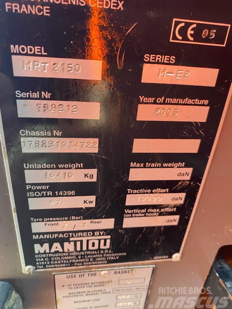 Manitou MRT 2150 M-E2 Telescopic handlers