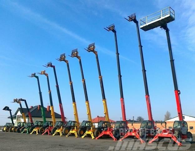 Wynajem JCB, MANITOU, MERLO, DIECI, CAT, GENIE, JLG Telescopic handlers