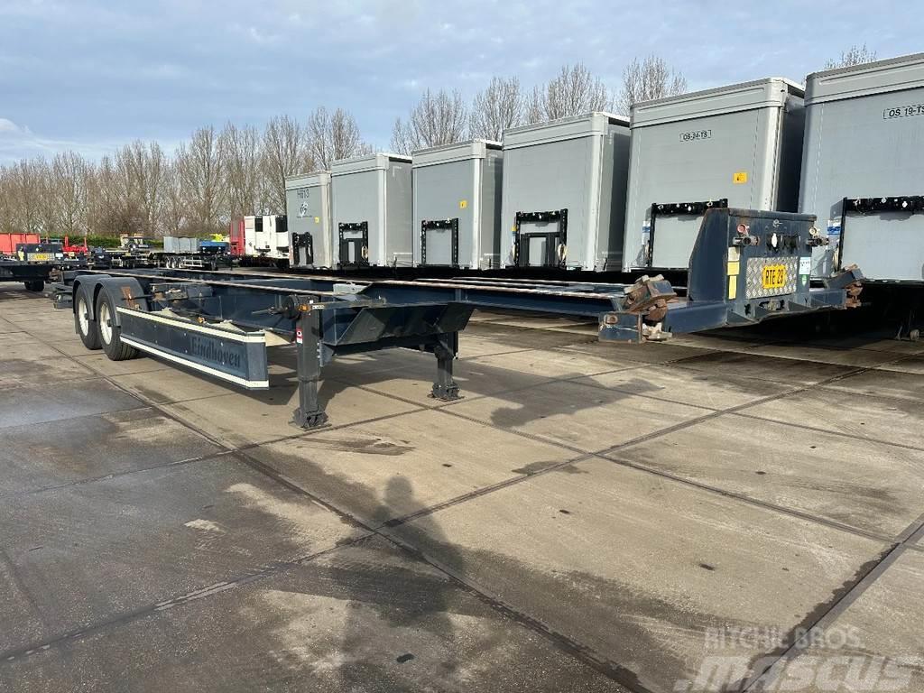 Renders 5 X IN STOCK, BPW, DISC, 20 + 40 FT Containerframe semi-trailers