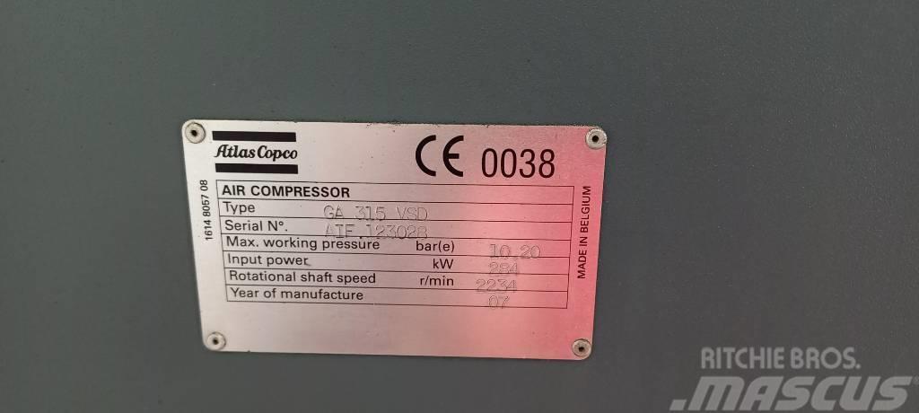 Atlas Copco GA 315 VSD Compressors