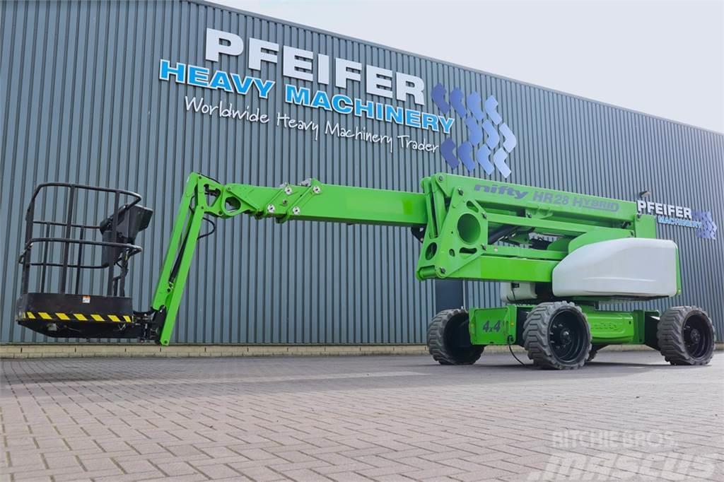 Niftylift HR28 HYBRID 4x4 Hybrid, 4x4 Drive, 28m Working Hei Articulated boom lifts