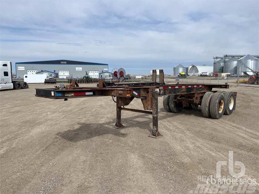 Strick 20 ft T/A Containerframe semi-trailers
