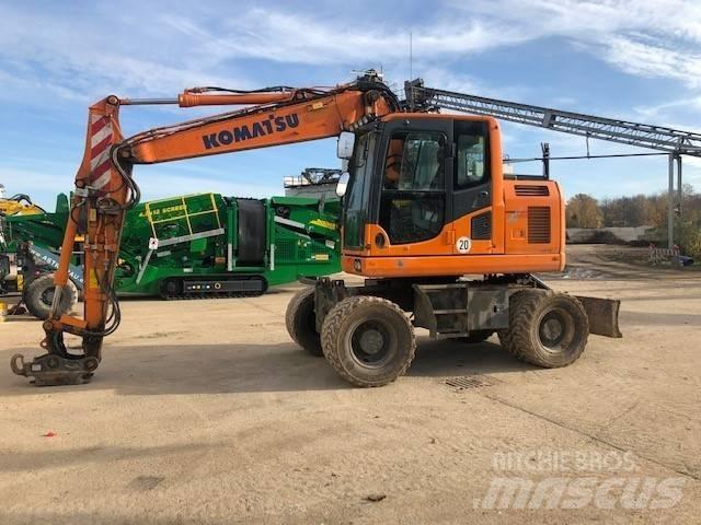 Komatsu PW148-10 Колісні екскаватори