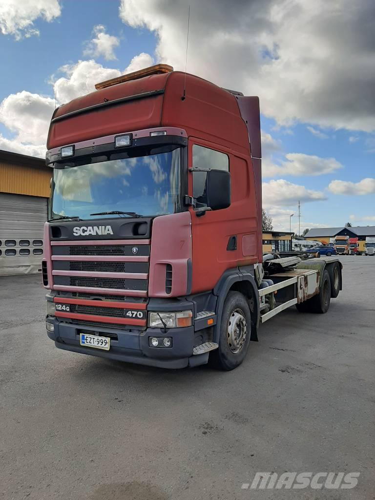 Scania R 124 Вантажівки з гаковим підйомом