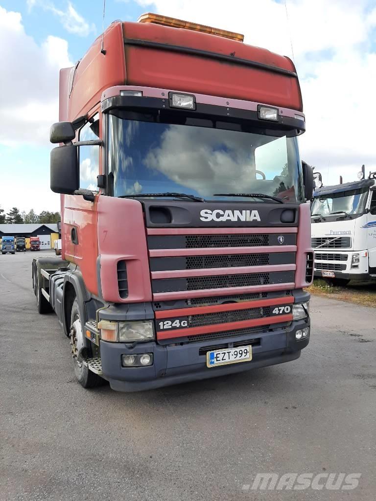 Scania R 124 Вантажівки з гаковим підйомом
