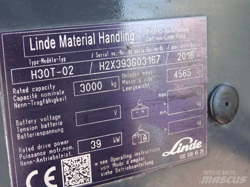 Linde H30T-02 Газові навантажувачі