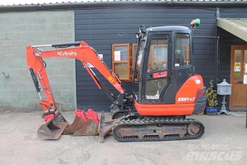Kubota KX 61-3 Міні-екскаватори < 7т