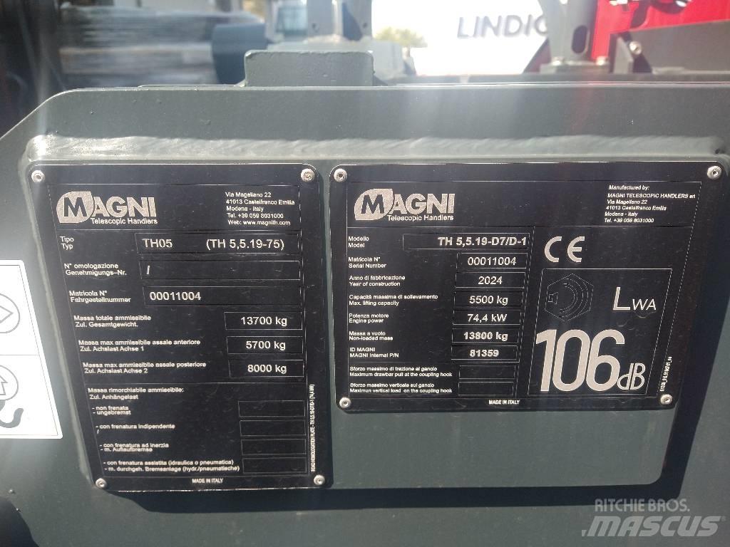 Magni TH 5.5 19 P Телескопічні навантажувачі