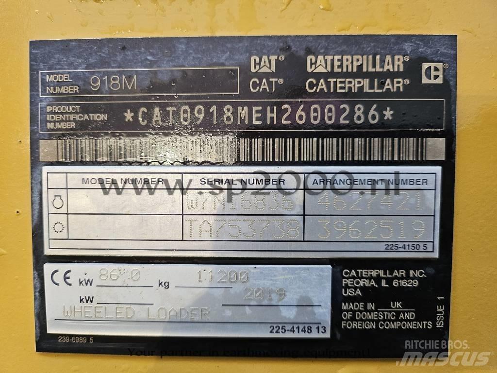 CAT 918 M Фронтальні навантажувачі