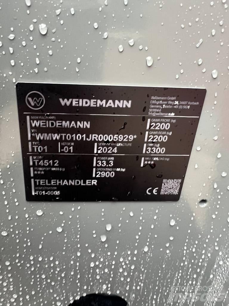 Weidemann 4512 Телескопічний навантажувач