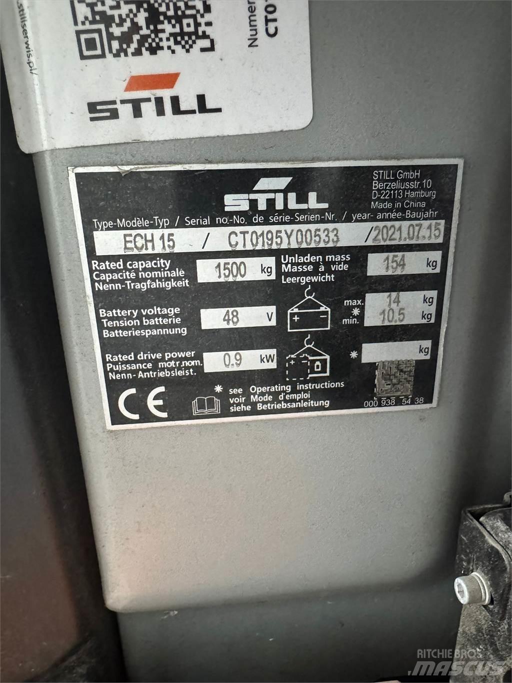 Still ECH 15 Штабелери