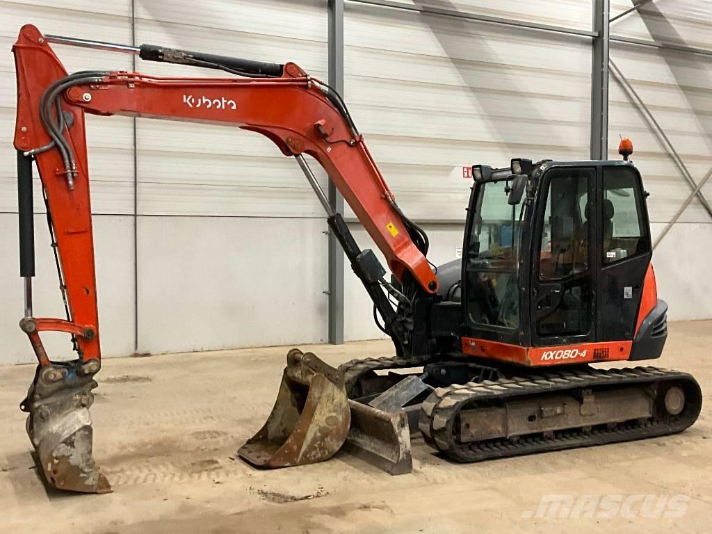 Kubota KX 080-4 Середні екскаватори 7т. - 12т.