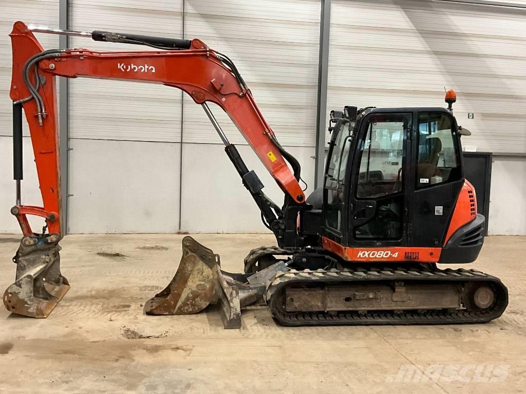 Kubota KX 080-4 Середні екскаватори 7т. - 12т.