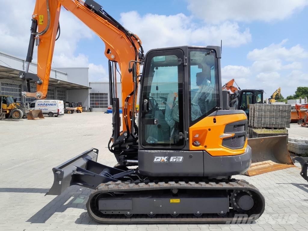 Doosan DX 63-7 Міні-екскаватори < 7т