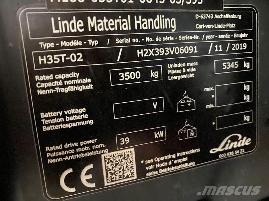 Linde H35T-02 Газові навантажувачі