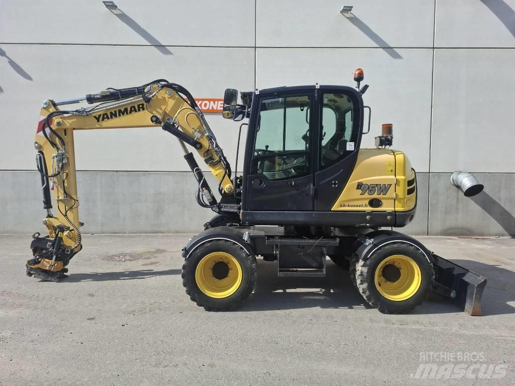 Yanmar B 95 W Колісні екскаватори