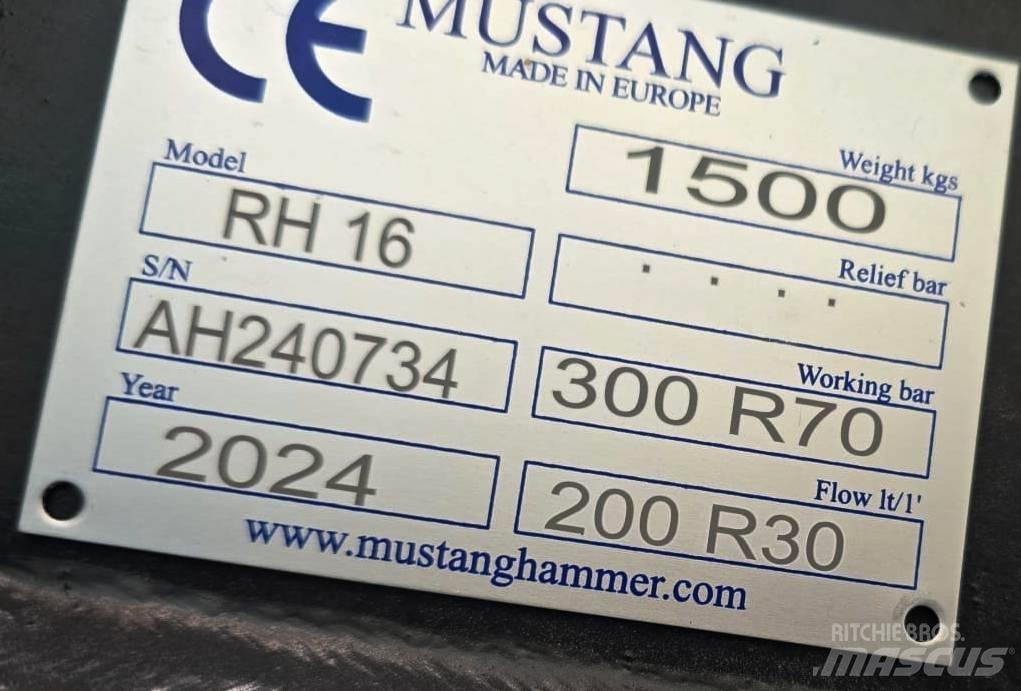 Mustang RH16 Подрібнювачі деревини