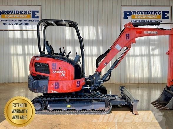 Kubota KX033-4 Міні-екскаватори < 7т