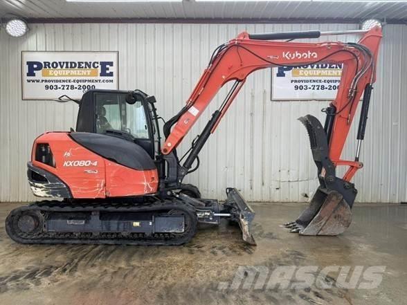 Kubota KX080-4 Гусеничні екскаватори