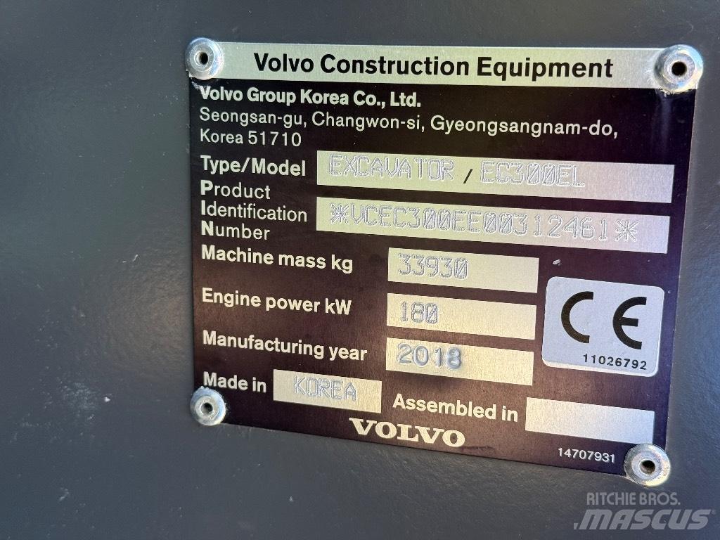 Volvo EC 300 EL Гусеничні екскаватори